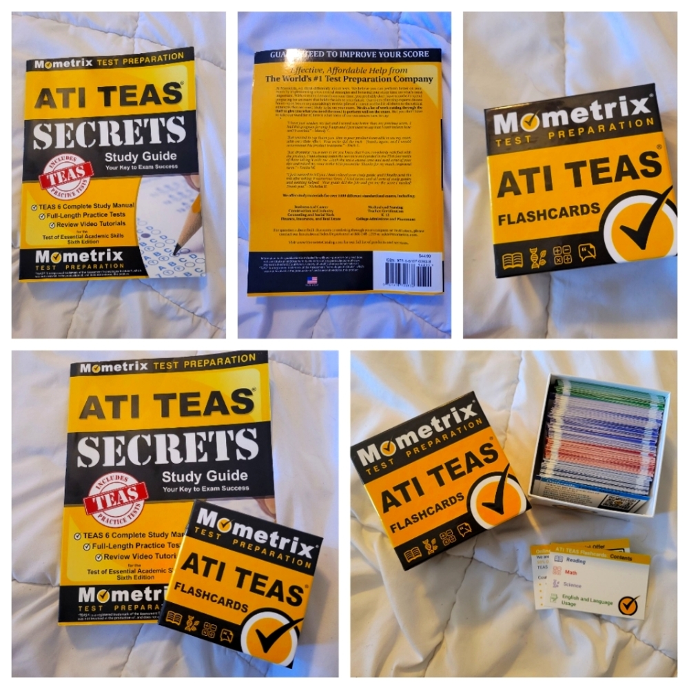 TEAS Study Book and Flashcards